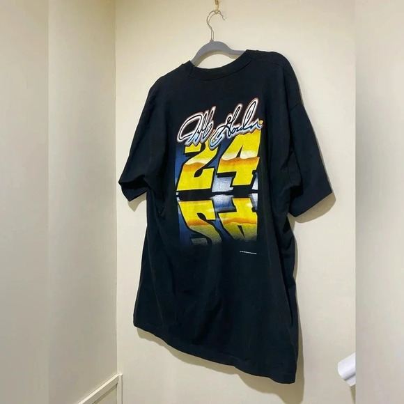 Vintage NASCAR Jeff Gordon 1995 Single Stitch Made in USA size XL shirt Like new - Picture 12 of 14